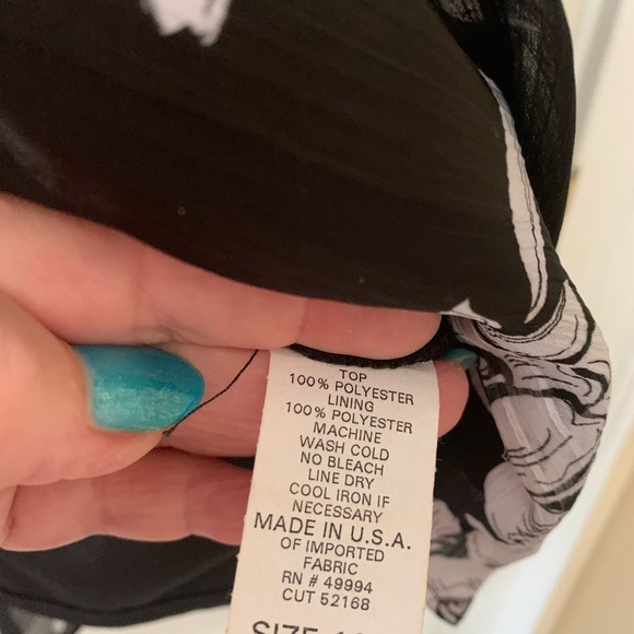 ⬛️🌝⬛️🌝⬛️♣️⬛️🌝⬛️🌝⬛️🌝⬛️🌝⬛️🌝⬛️🌝R &M Richard’s Skirt W/Matching Top Petite - Picture 7 of 9